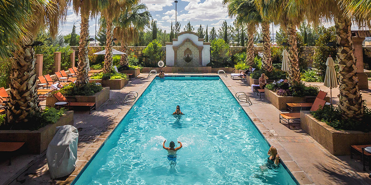 pool at Hotel Encanto